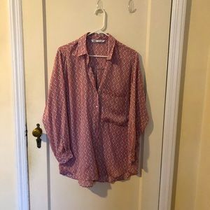Zara button down shirt
